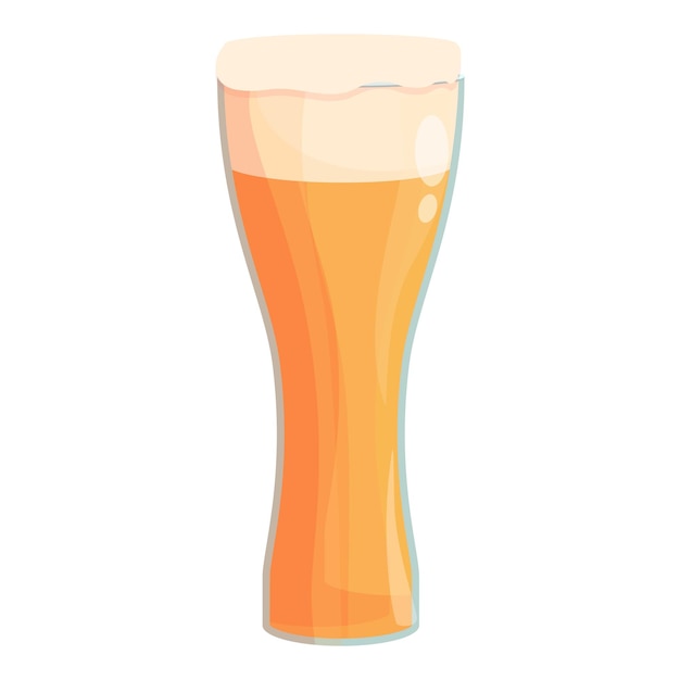 Blond bierglas pictogram cartoon vector Oostenrijks eten Oostenrijk keuken