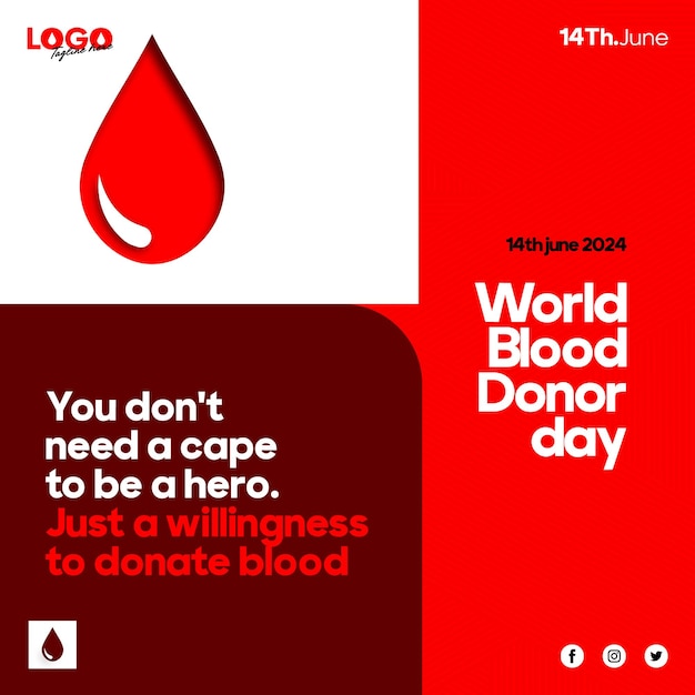 Blood Donation Awareness Templates