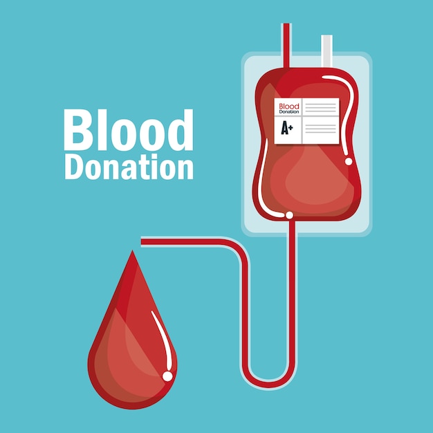 blood donation medical icon