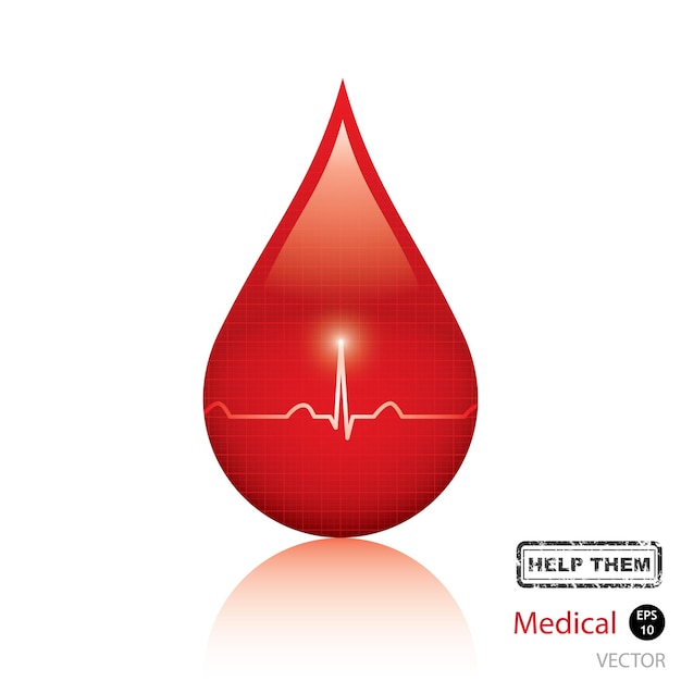 Вектор донорства крови