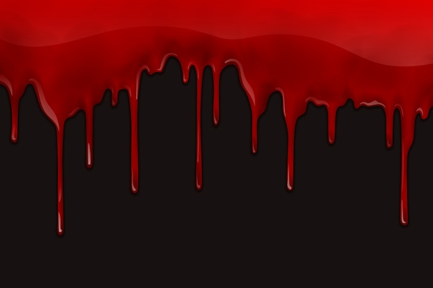 Vector blood dripping background