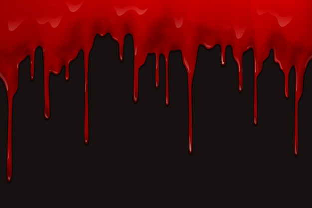 Vector blood dripping background