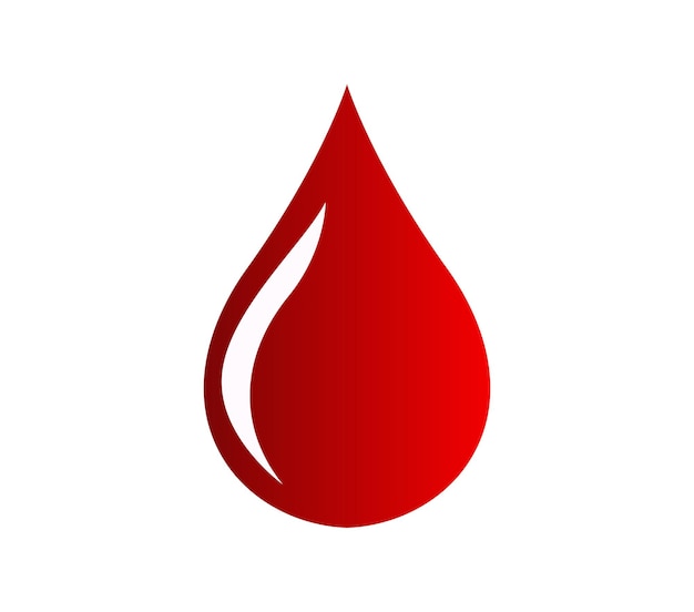 Blood drop vector design