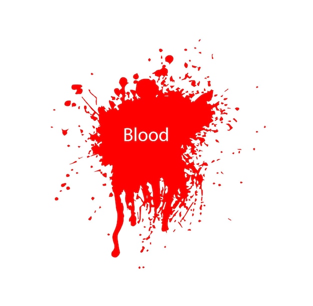 Vector blood effect vecor