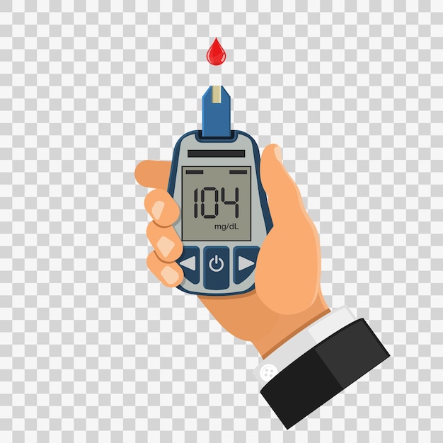 Vector blood glucose testing, monitoring and diagnosis of diabetes