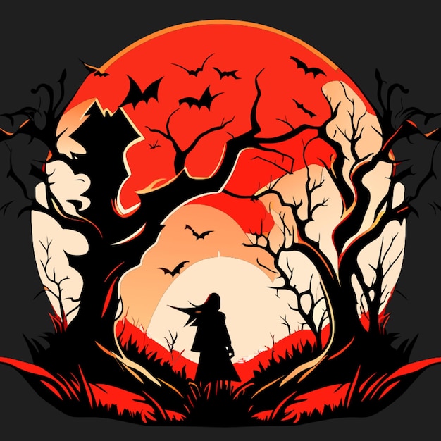 blood halloween vector illustration