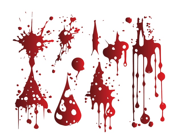 Blood Icon Pattern Circle Painter