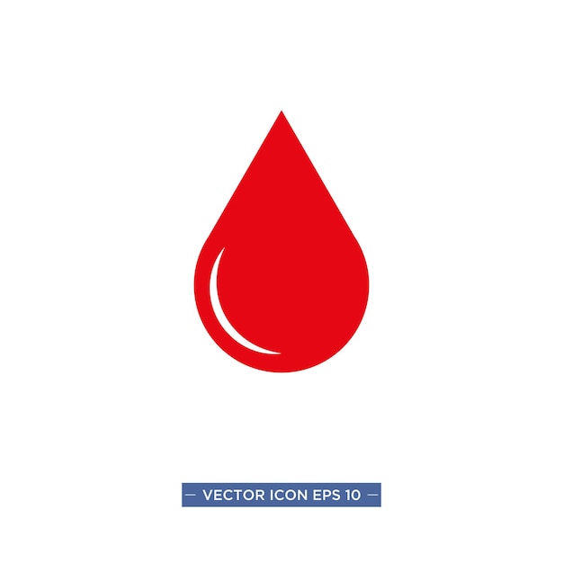 Blood icon vector illustration template