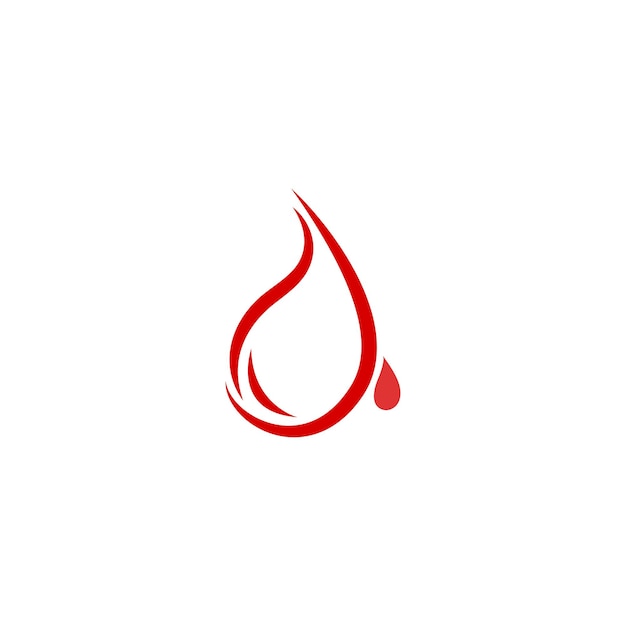 Blood logo icon design vector illustration