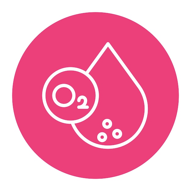 Blood Oxygen Level icon vector image Can be used for Cardiology