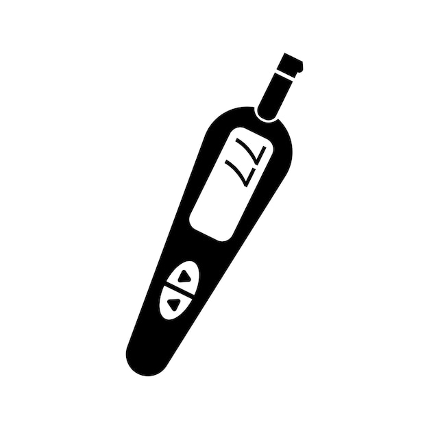 Vector blood sugar meter icon vector