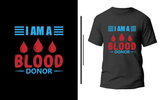 Blood tshirt design