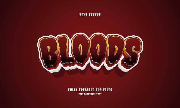 bloods text effect