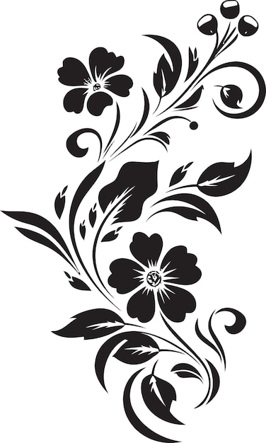 BloomCraft Core Matrix Vector Floral Arts FlowerAura Nexus Evolution Creative Decorative Emblem