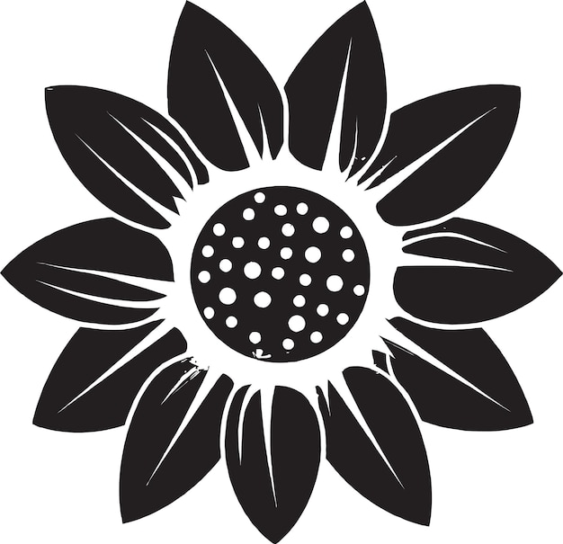 咲く美しさの花のベクトルのロゴのデザイン