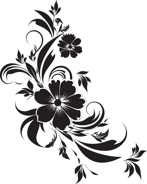 Vector blossomcraft nexus creative floral icons flowerwhisper vector decorative emblem design