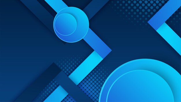 Vector blue abstract background for business presentation template