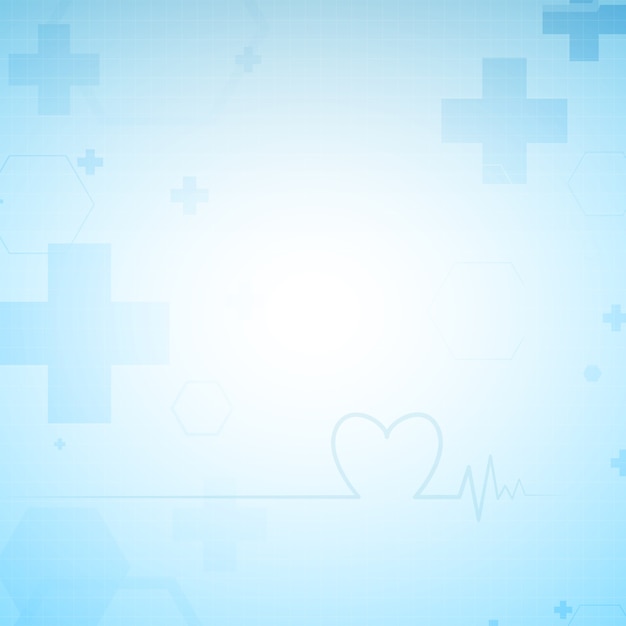 Vector the blue abstract background health