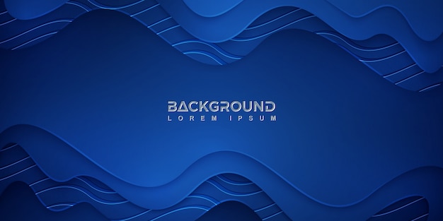 Blue abstract background with a wavy texture