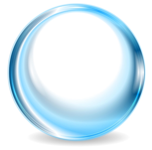 Blue abstract circle shape design