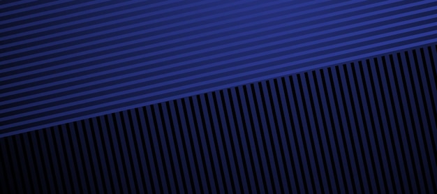 Дизайн векторного изображения с синей абстрактной линией фона баннера