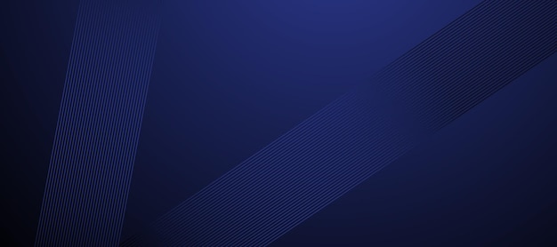 Blue abstract line background banner vector image design