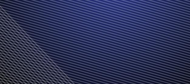 Blue abstract line background banner vector image design