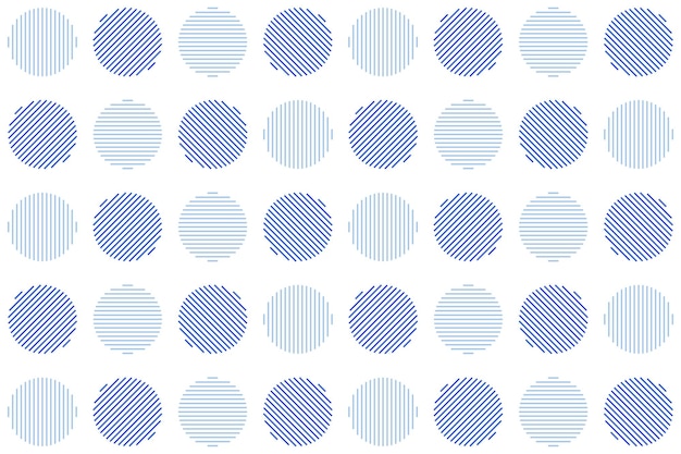 Vector blue abstract lines circles background