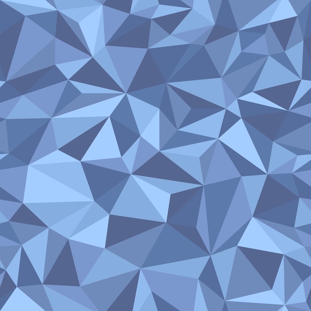 Vettore sfondo blu mosaico astratto modello senza cuciture del triangolo per il tuo banner