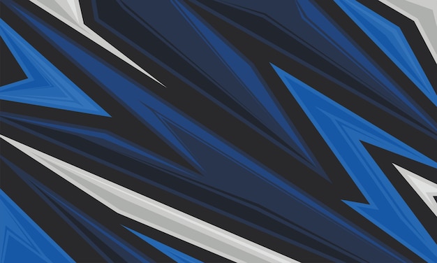 Blue abstract pattern background design for sport uniform