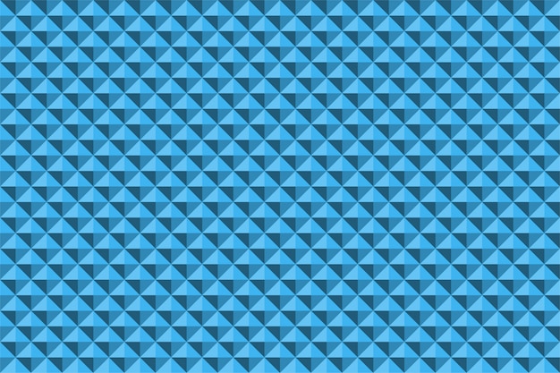 Blue abstract relief pyramid texture seamless pattern