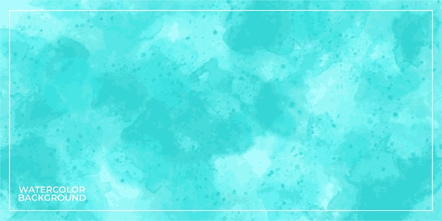 Blue abstract watercolor background vector