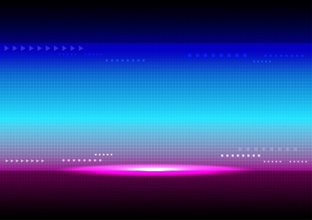Вектор Синий и розовый цвет абстрактный фон технологии