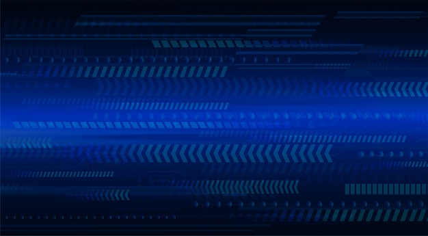 Blue arrow future technology concept background