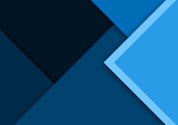Синий фон с геометрическим перекрытием слоя бумаги, вырезанный на темном фоне с космическим дизайном