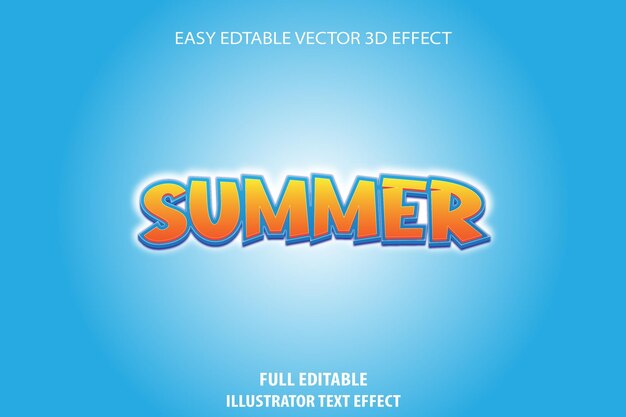 Vector a blue background with a blue background that says summer 3d on it