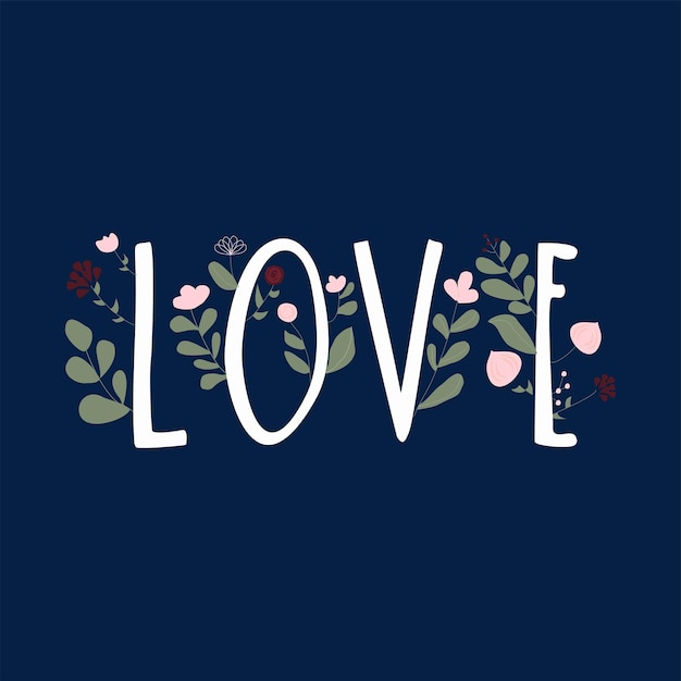 A blue background with a blue background with the words love written in white letters