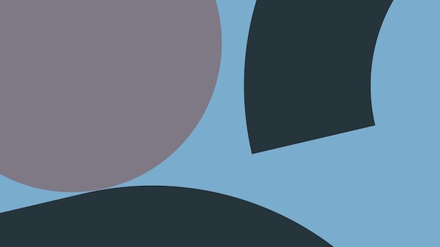 a blue background with circles like circles and a circle