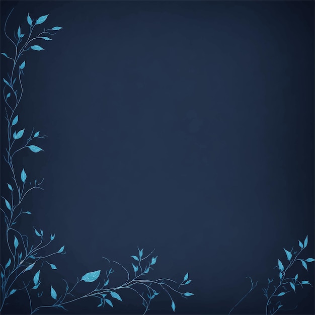 A blue background with a floral pattern.