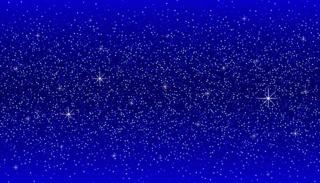 Blue background with glitter sparkles