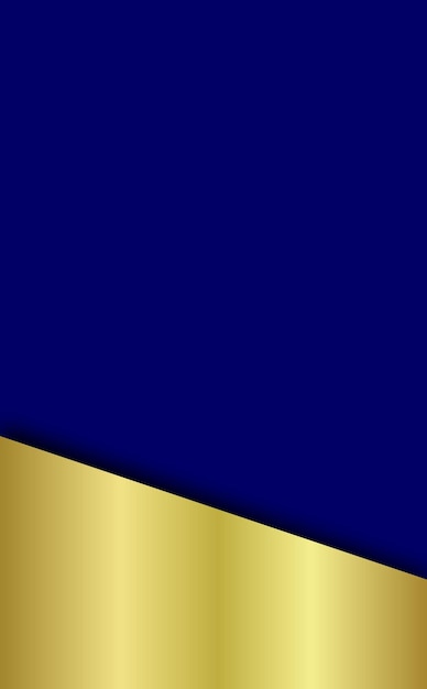 Vector blue background with a gold stripe and the word gold on it.