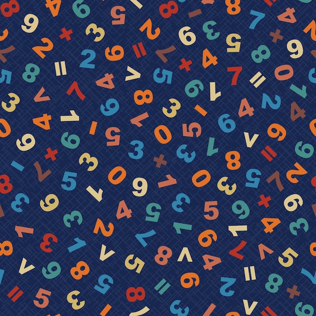A blue background with numbers and the numbers on it