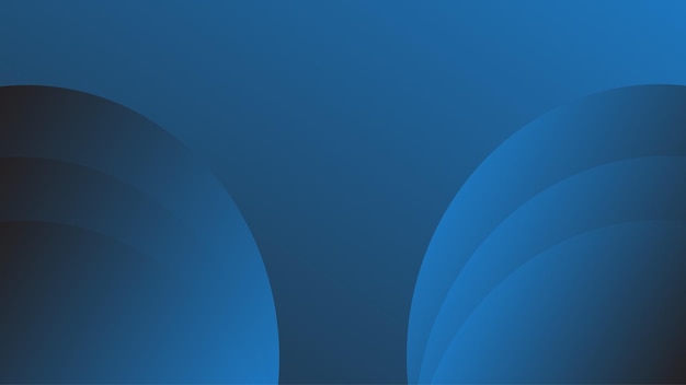 a blue background with a pattern of circles and a spiral