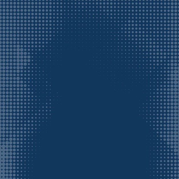 A blue background with a pattern of dots