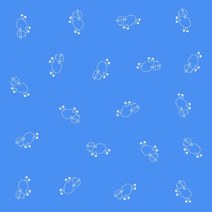 Vector a blue background with a pattern of small white dots