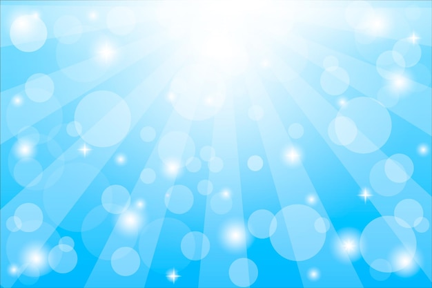 Blue background with rays Vector