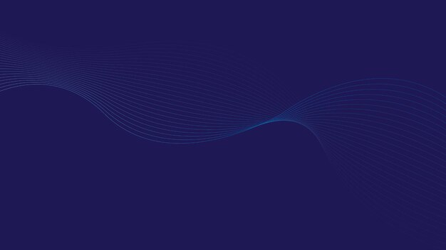 A blue background with a wave line