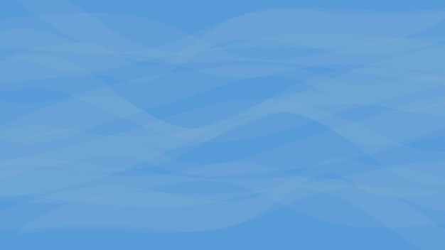 波と青い背景。単純なベクトルの背景。
