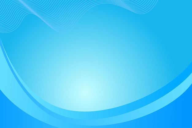 Vector blue background with wavy lines