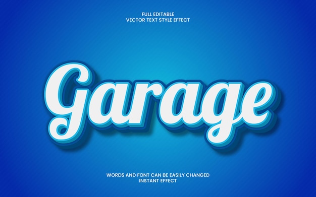 A blue background with the word garage on it